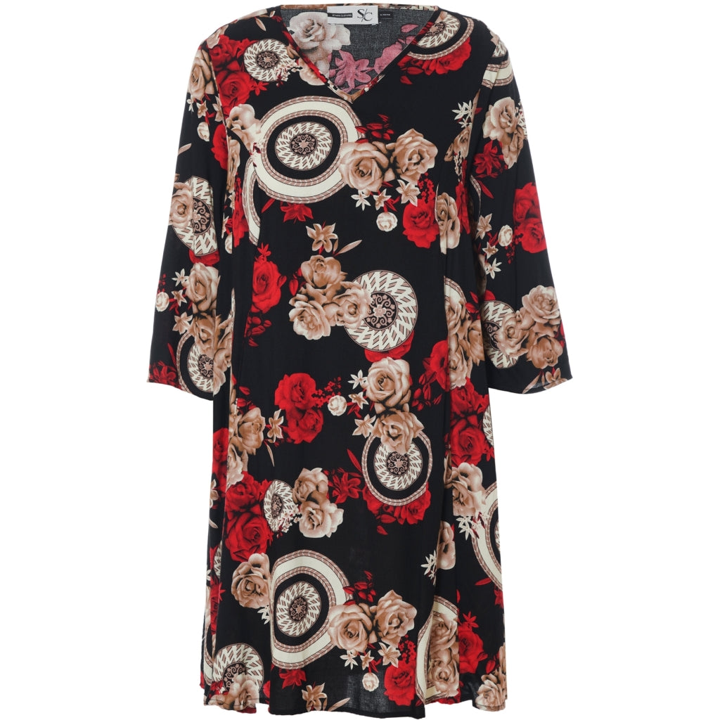 Studio Birgitte Dress Dress Black with rose print