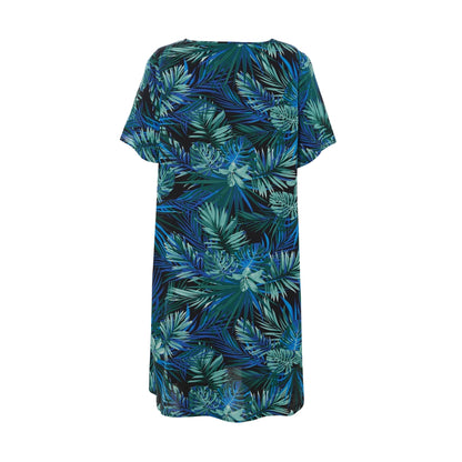 Studio Birgitte Dress Dress Bright blue - green palm