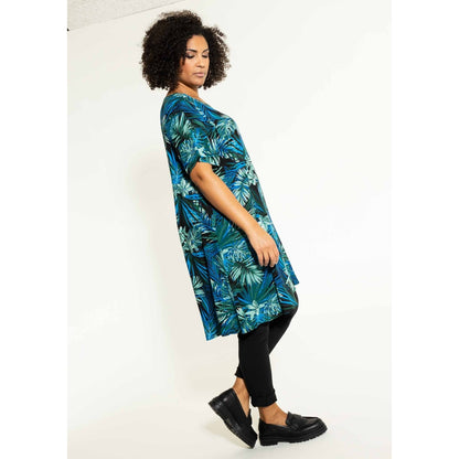 Studio Birgitte Dress Dress Bright blue - green palm