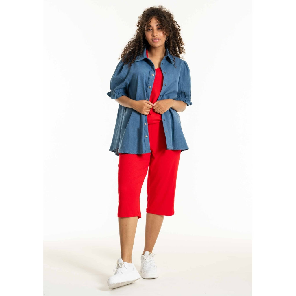 Studio Blouse Blouse Blue Denim