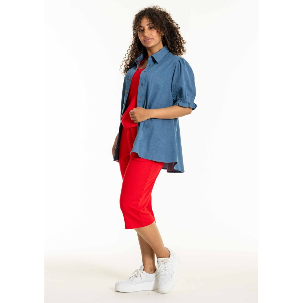 Studio Blouse Blouse Blue Denim