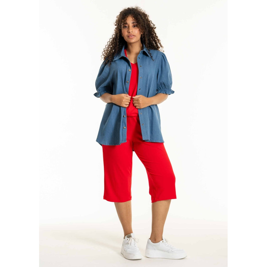 Studio Blouse Blouse Blue Denim