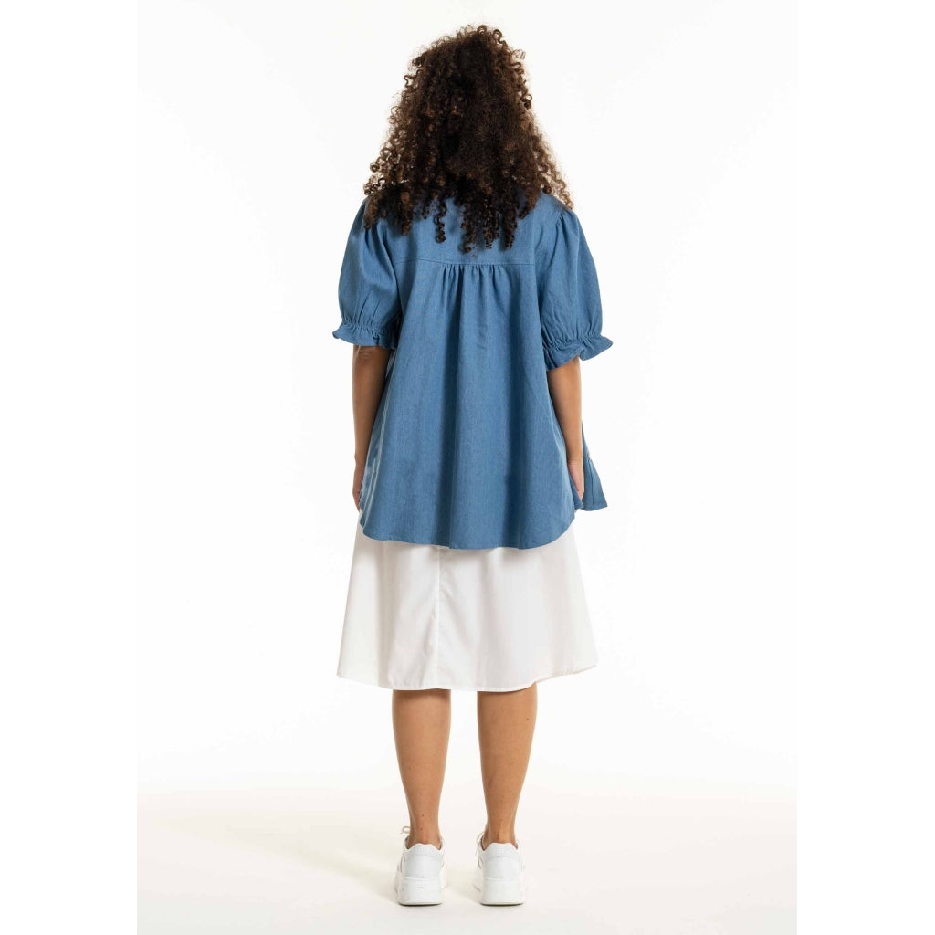 Studio Blouse Blouse Blue Denim