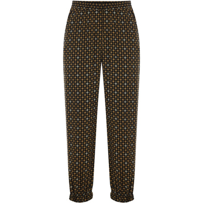 Studio Christine Trousers Trousers Black With Camel