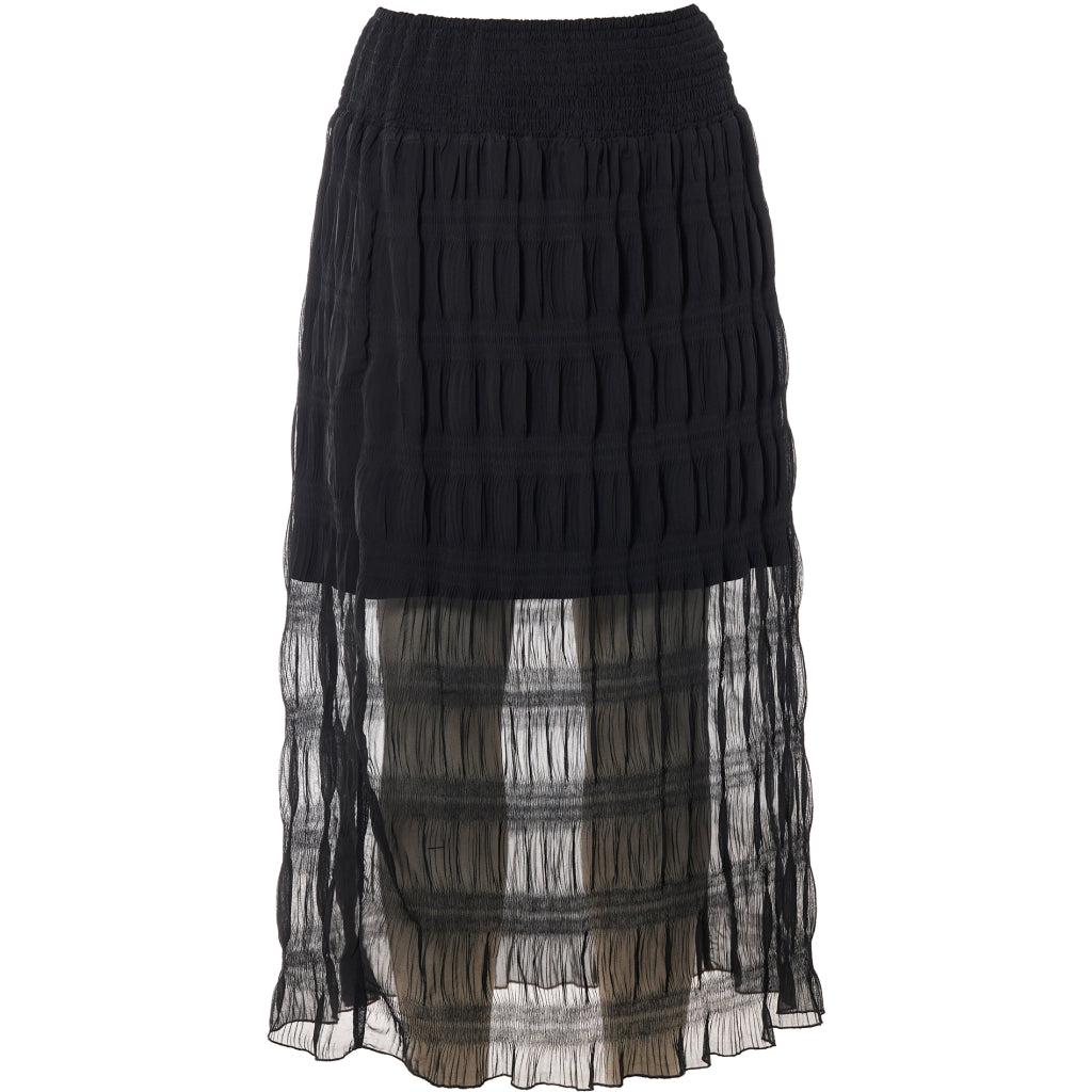 Studio Dafne Long plisse skirt Skirt Black