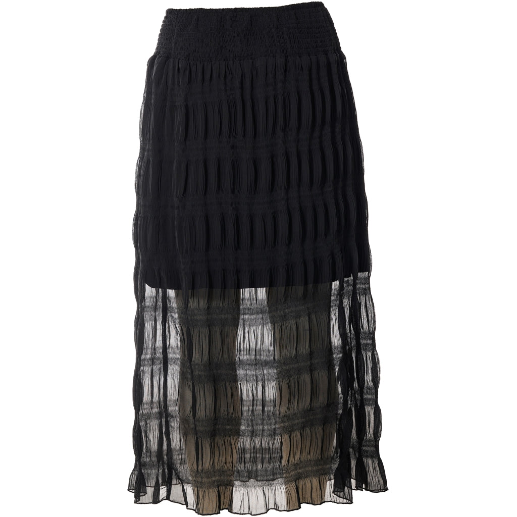 Studio Dafne Long plisse skirt Skirt Black