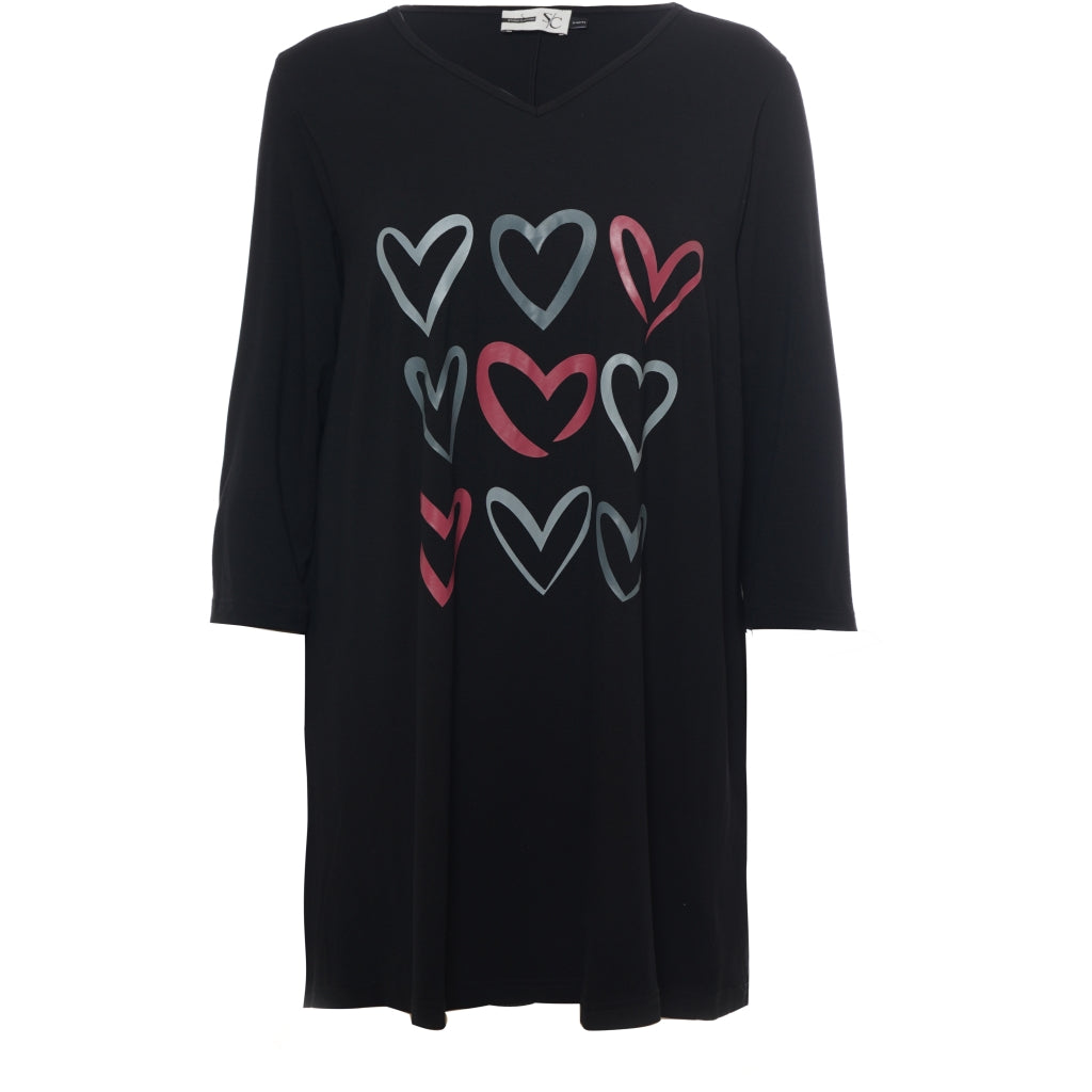 Studio Ditte Tunic - MORE COLOURS Tunic Black with Old rose