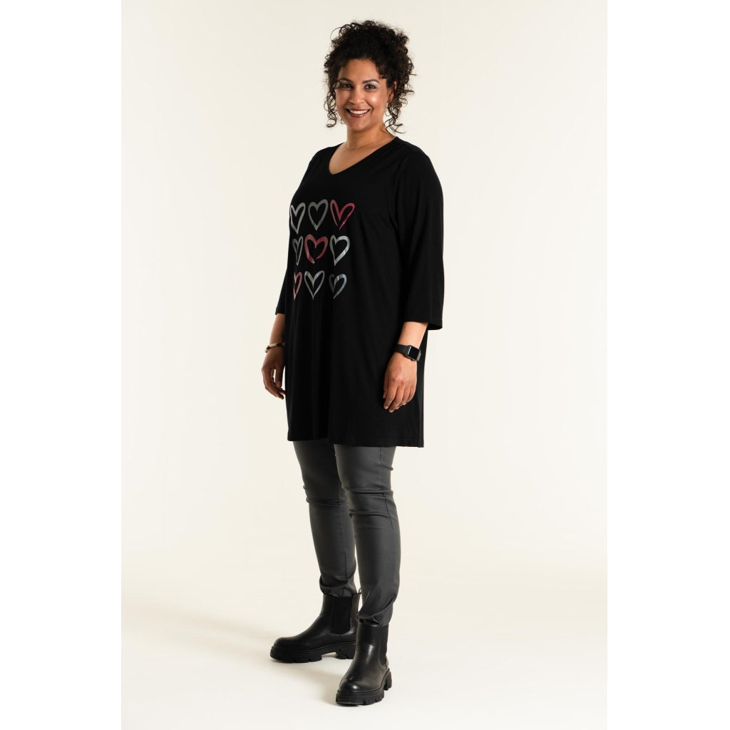 Studio Ditte Tunic - MORE COLOURS Tunic Black with Old rose