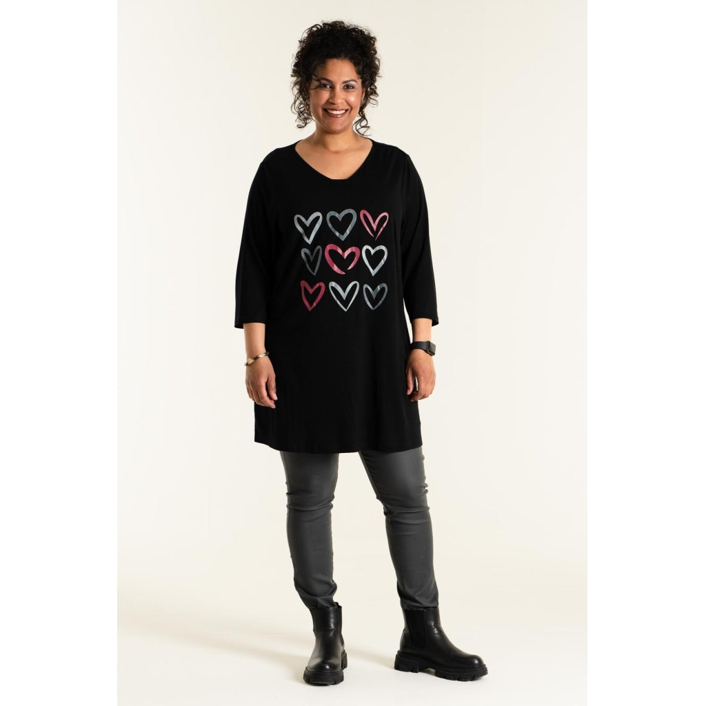 Studio Ditte Tunic - MORE COLOURS Tunic Black with Old rose