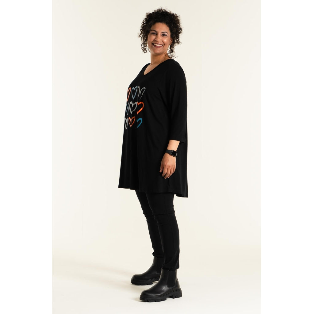 Studio Ditte Tunic - MORE COLOURS Tunic Black with Orange