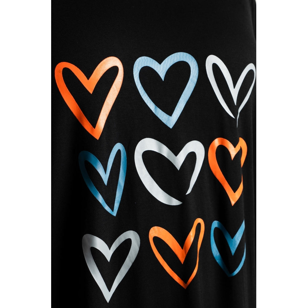 Studio Ditte Tunic - MORE COLOURS Tunic Black with Orange