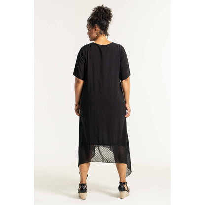 Studio Eda Dress with chiffon board Dress Black