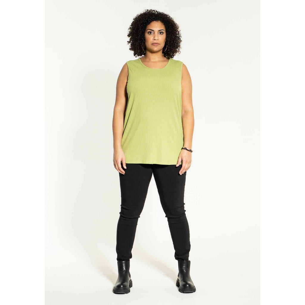 Studio Edit rib top Top Green