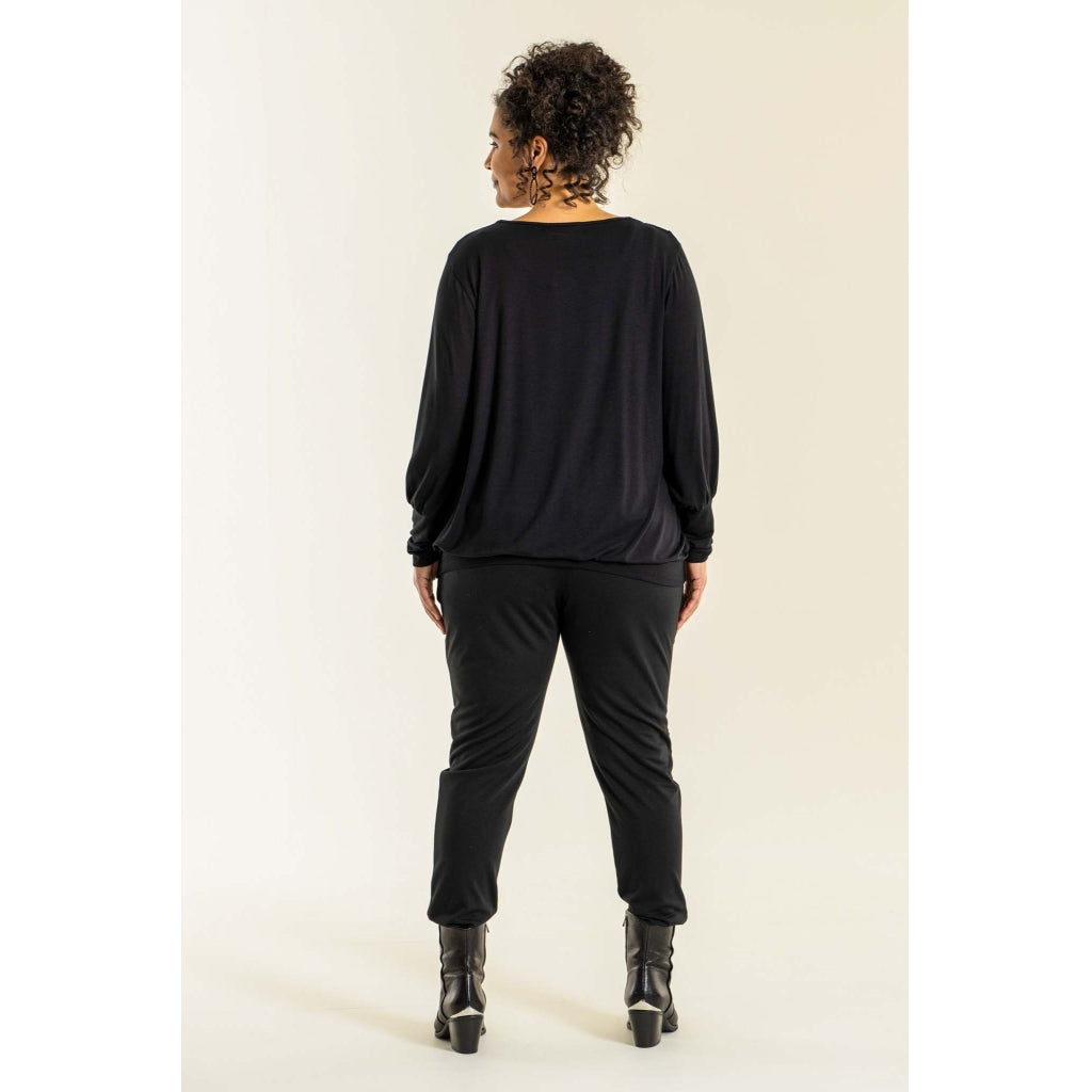 Studio Elfrida Blouse Blouse black with Silver