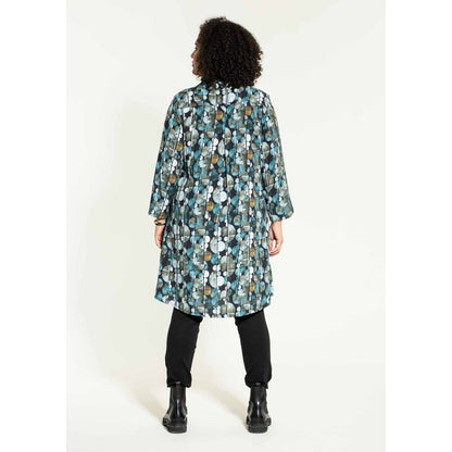 Studio Emilie Shirt Shirt Black with petrol print