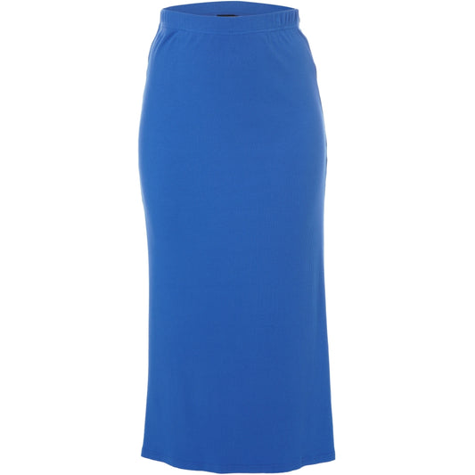 Studio Fanni rib skirt Skirt 74 Blue