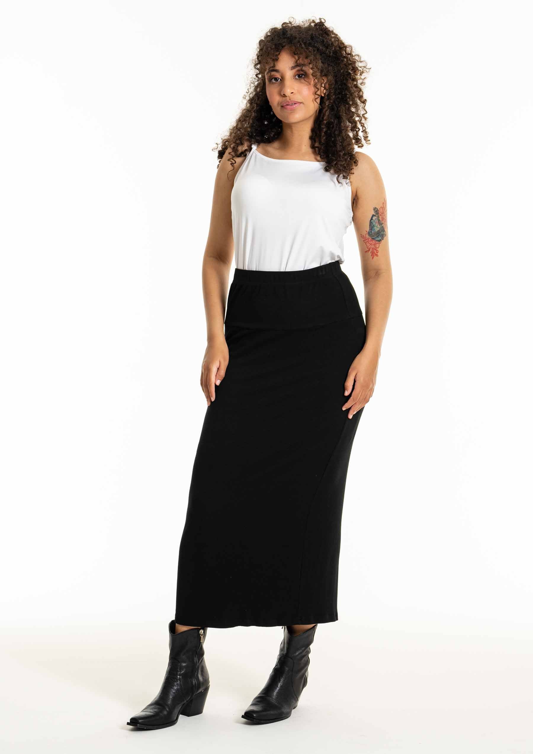 Studio Fanni rib skirt Skirt Black