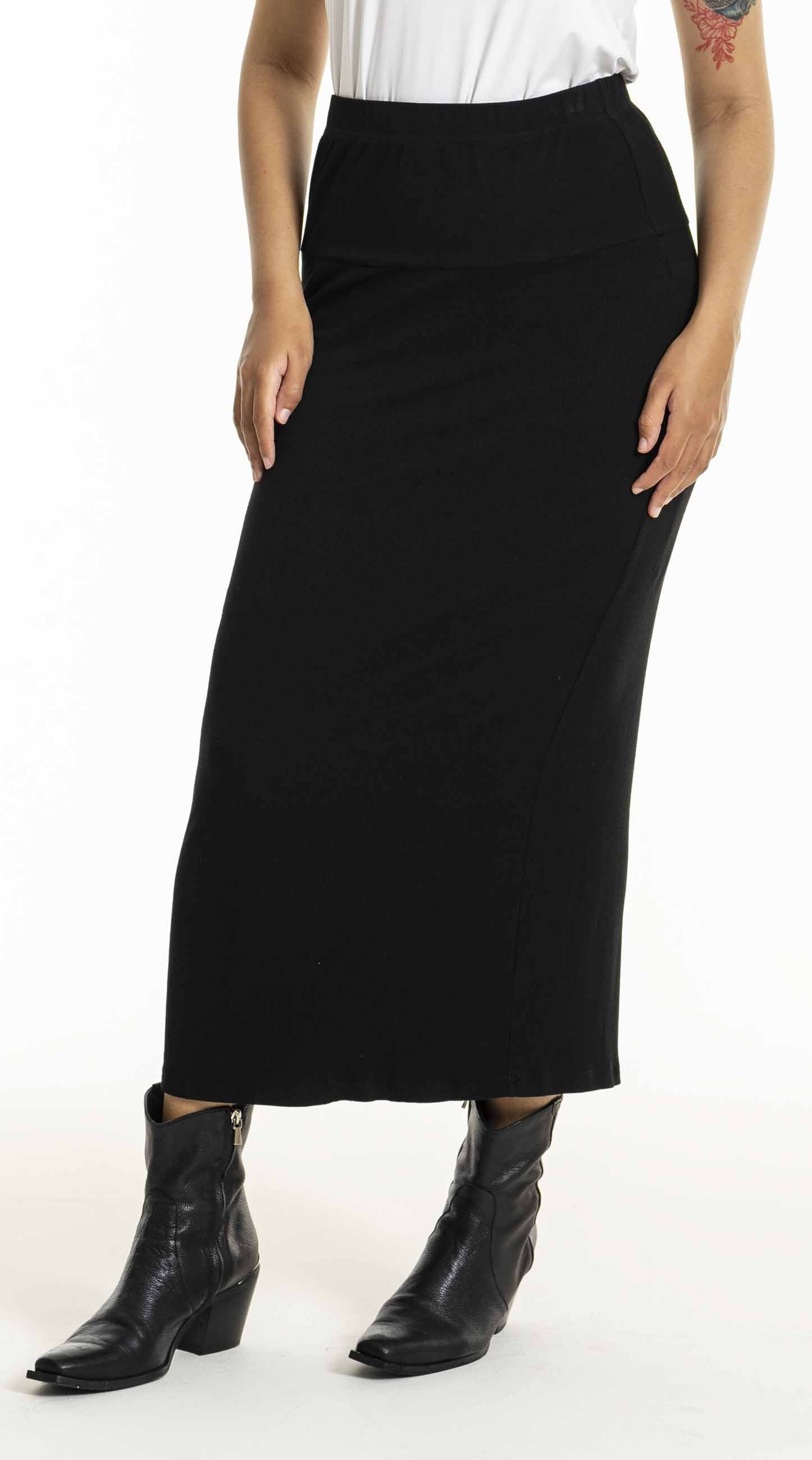 Studio Fanni rib skirt Skirt Black