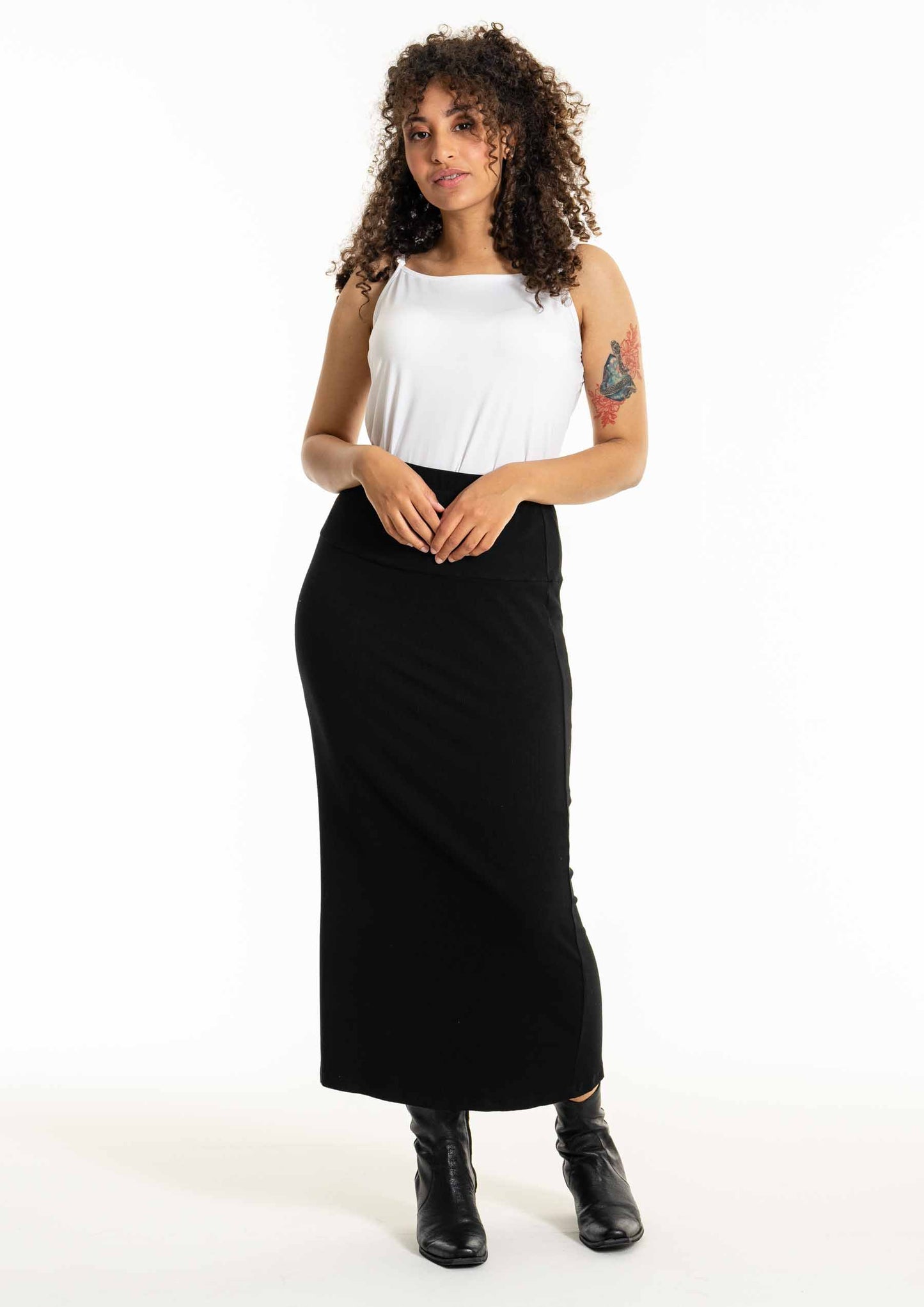 Studio Fanni rib skirt Skirt Black