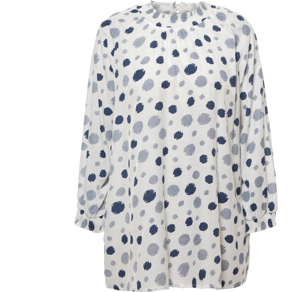 Studio Figen Tunic Tunic White with blue dots