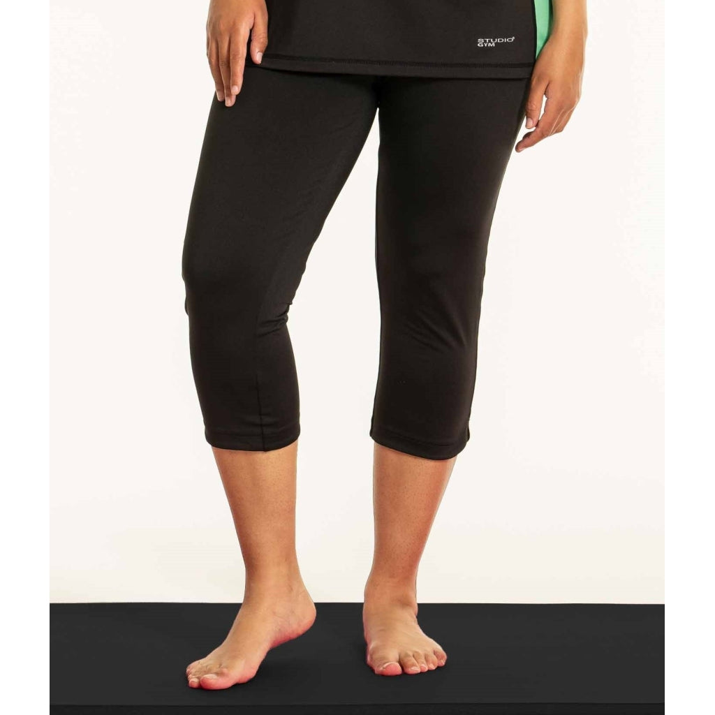 Studio Fitness Capri Capri Black/Green