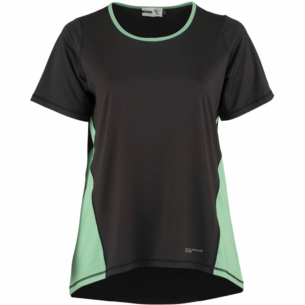 Studio Fitness T-shirt T-Shirt Black/Green