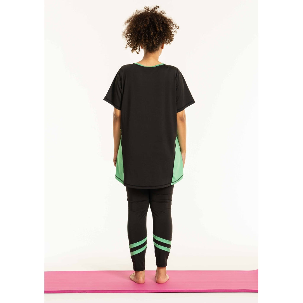 Studio Fitness T-shirt T-Shirt Black/Green