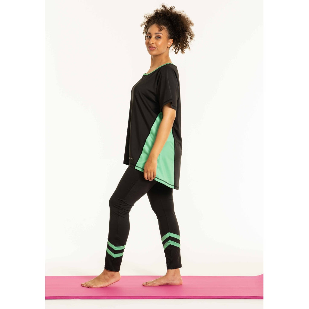 Studio Fitness T-shirt T-Shirt Black/Green