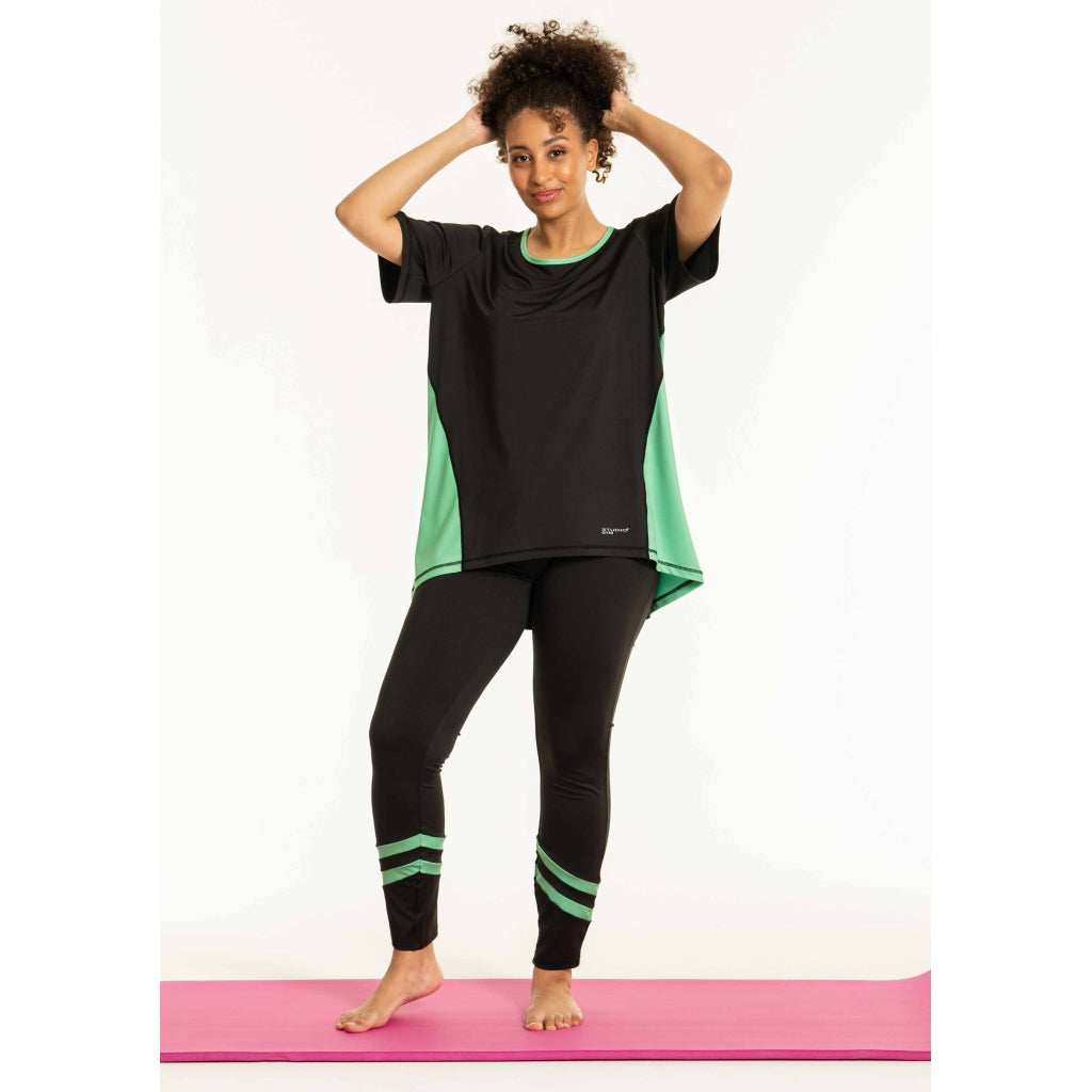 Studio Fitness T-shirt T-Shirt Black/Green