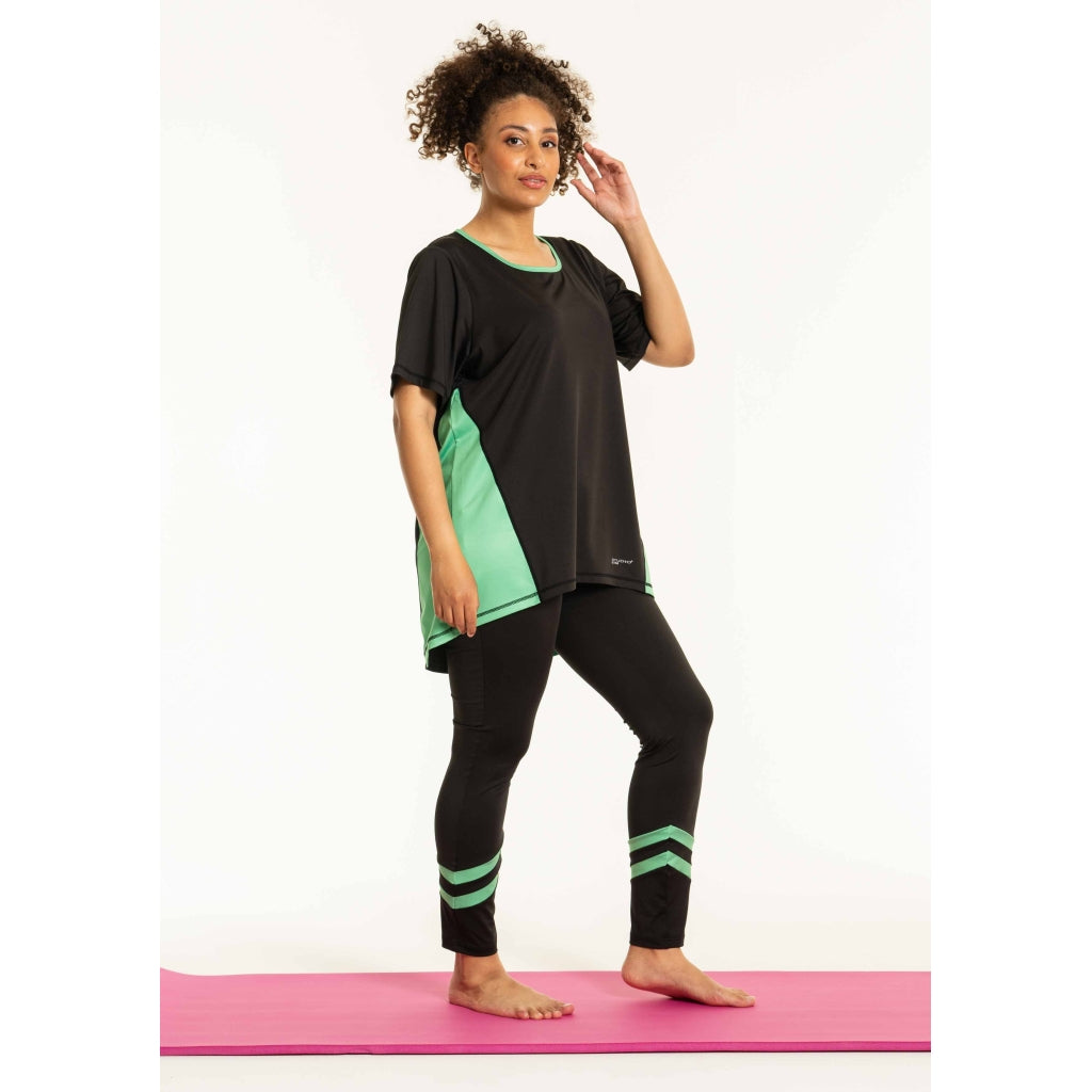 Studio Fitness T-shirt T-Shirt Black/Green