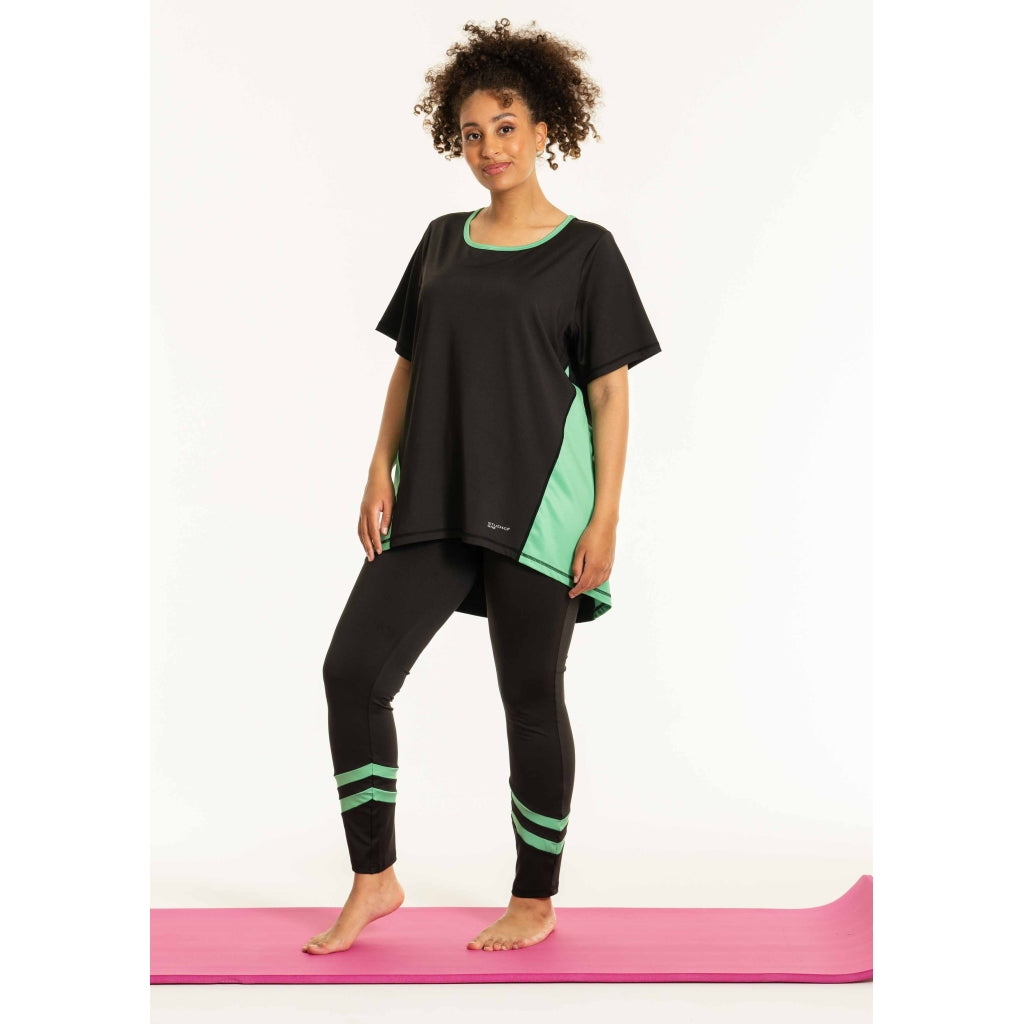 Studio Fitness T-shirt T-Shirt Black/Green