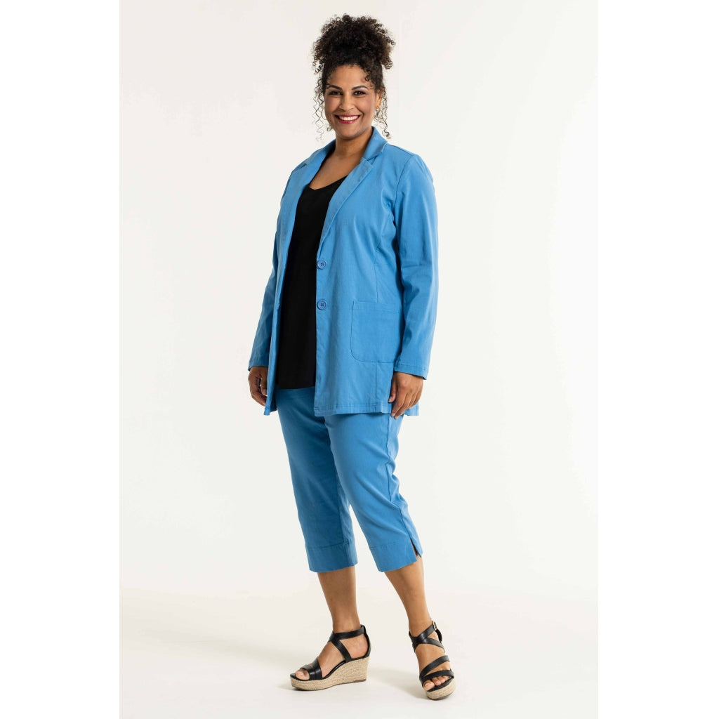 Studio Gabi Capri bengalin trousers Trousers light Blue