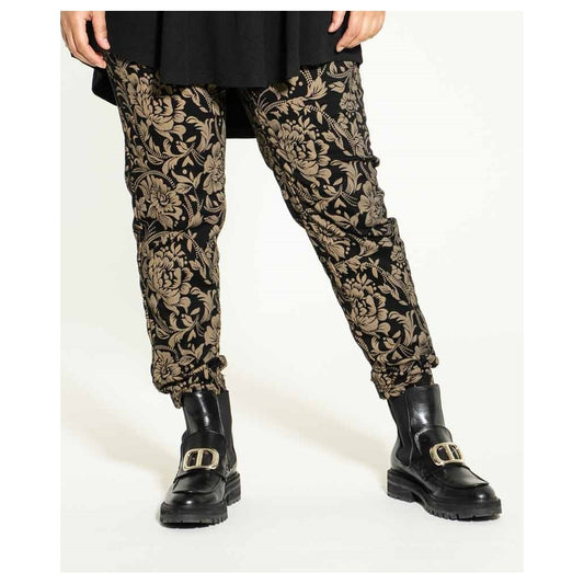 Studio Grace Leggings Leggings Brown flowers