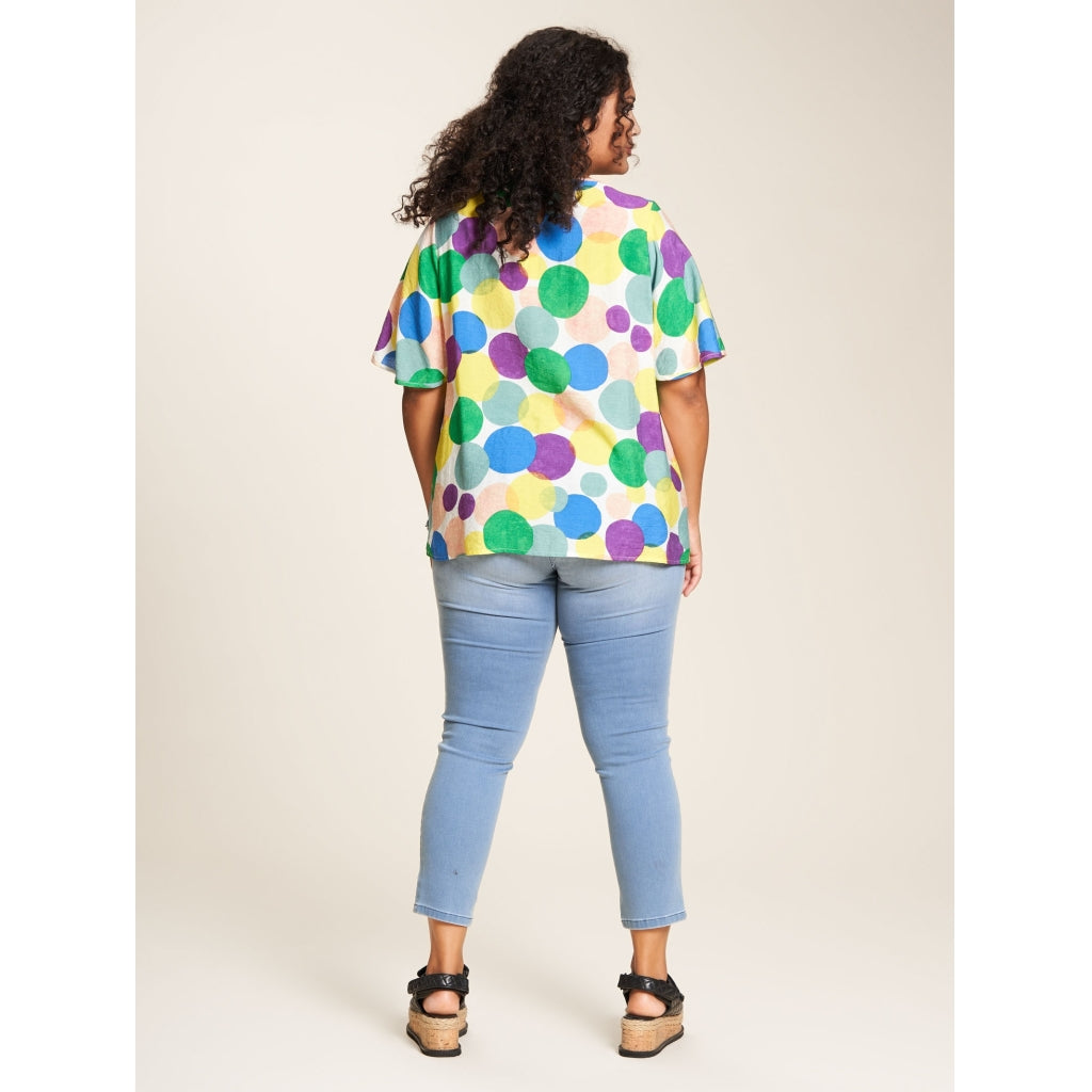 Studio Gro Top Top Multi Dots printed