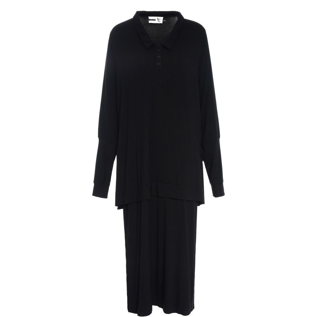 Studio Gunnva Poncho Dress Dress Black