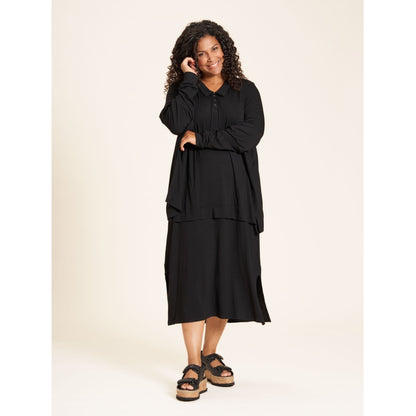 Studio Gunnva Poncho Dress Dress Black