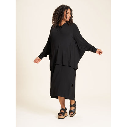 Studio Gunnva Poncho Dress Dress Black