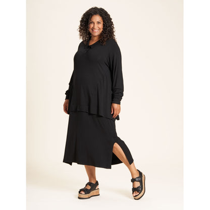 Studio Gunnva Poncho Dress Dress Black