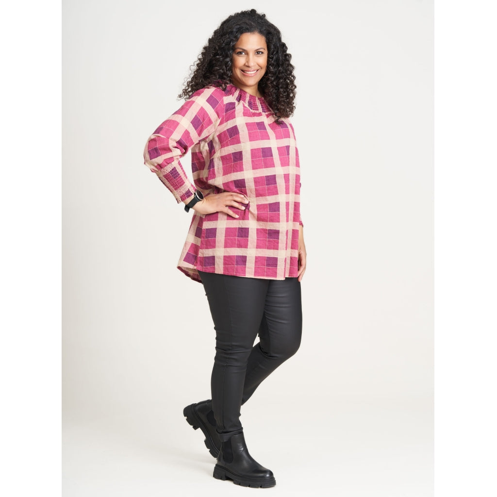 Studio Ilse Short Tunic Tunic Pink checks