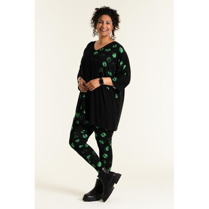 Studio Irene Leggings Leggings Black with Green