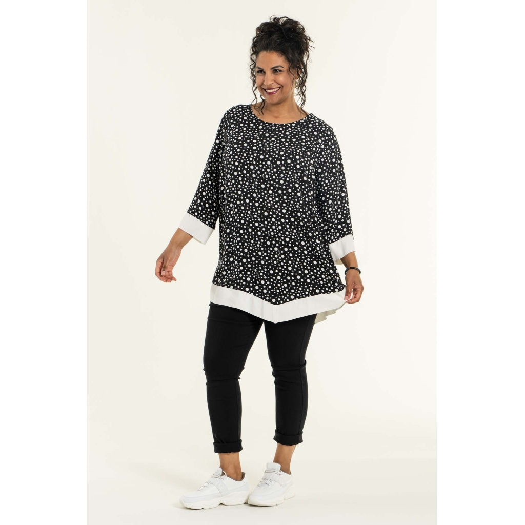 Studio Ivana Tunic Tunic Black with dots