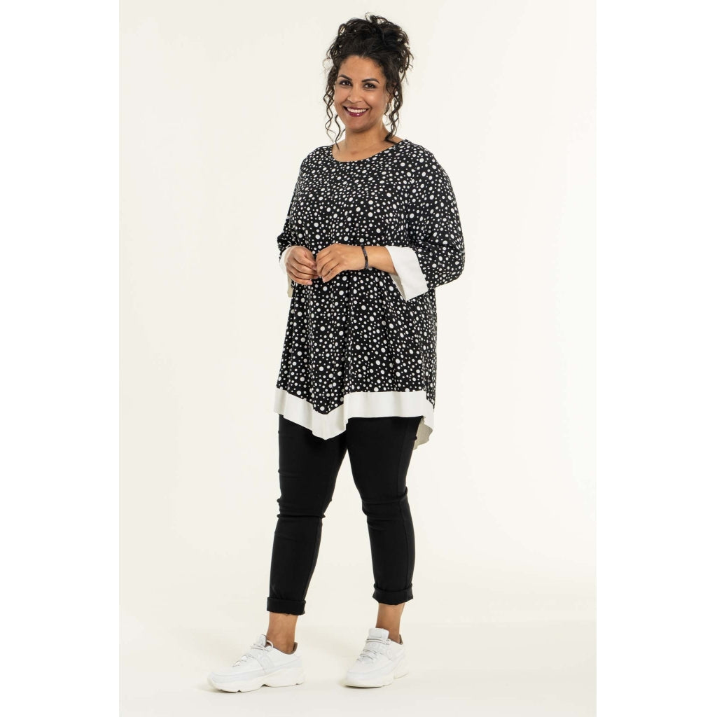 Studio Ivana Tunic Tunic Black with dots