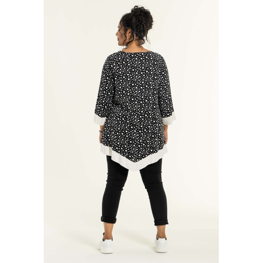 Studio Ivana Tunic Tunic Black with dots