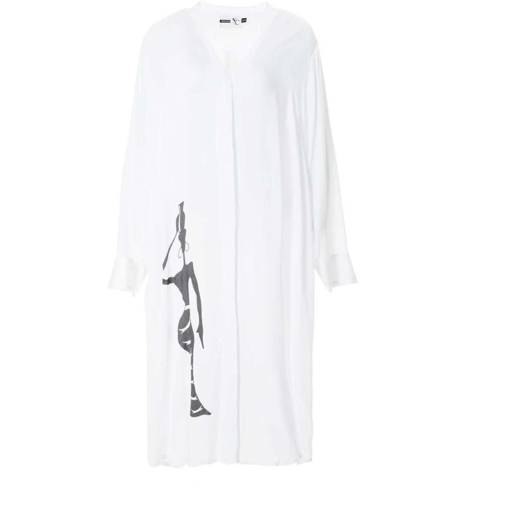 Studio Jean Shirt Dress Shirt Dress White