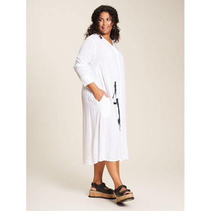 Studio Jean Shirt Dress Shirt Dress White