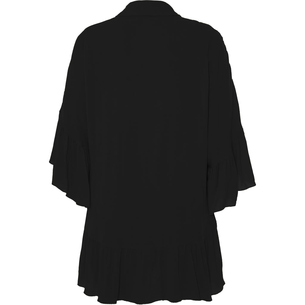 Studio Joanna Poncho Blouse - FLERE FARVER Blouse Black