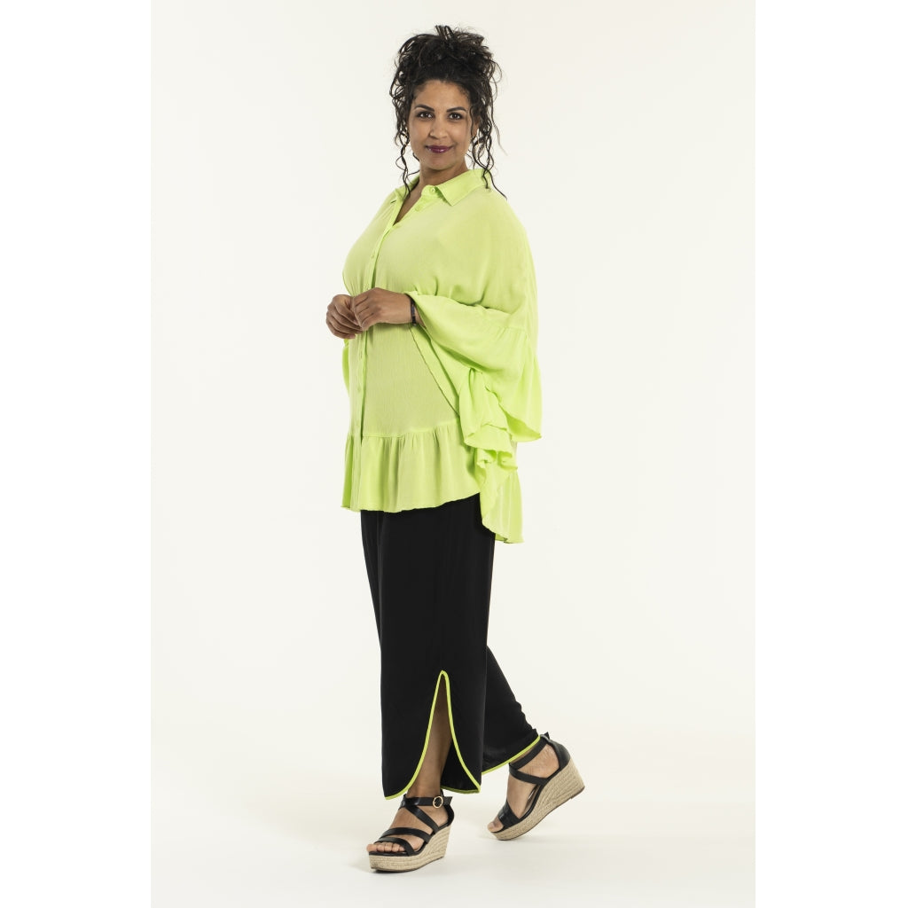 Studio Joanna Poncho Blouse - FLERE FARVER Blouse Lime