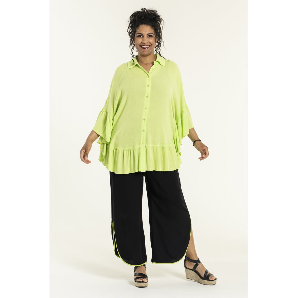 Studio Joanna Poncho Blouse - FLERE FARVER Blouse Lime