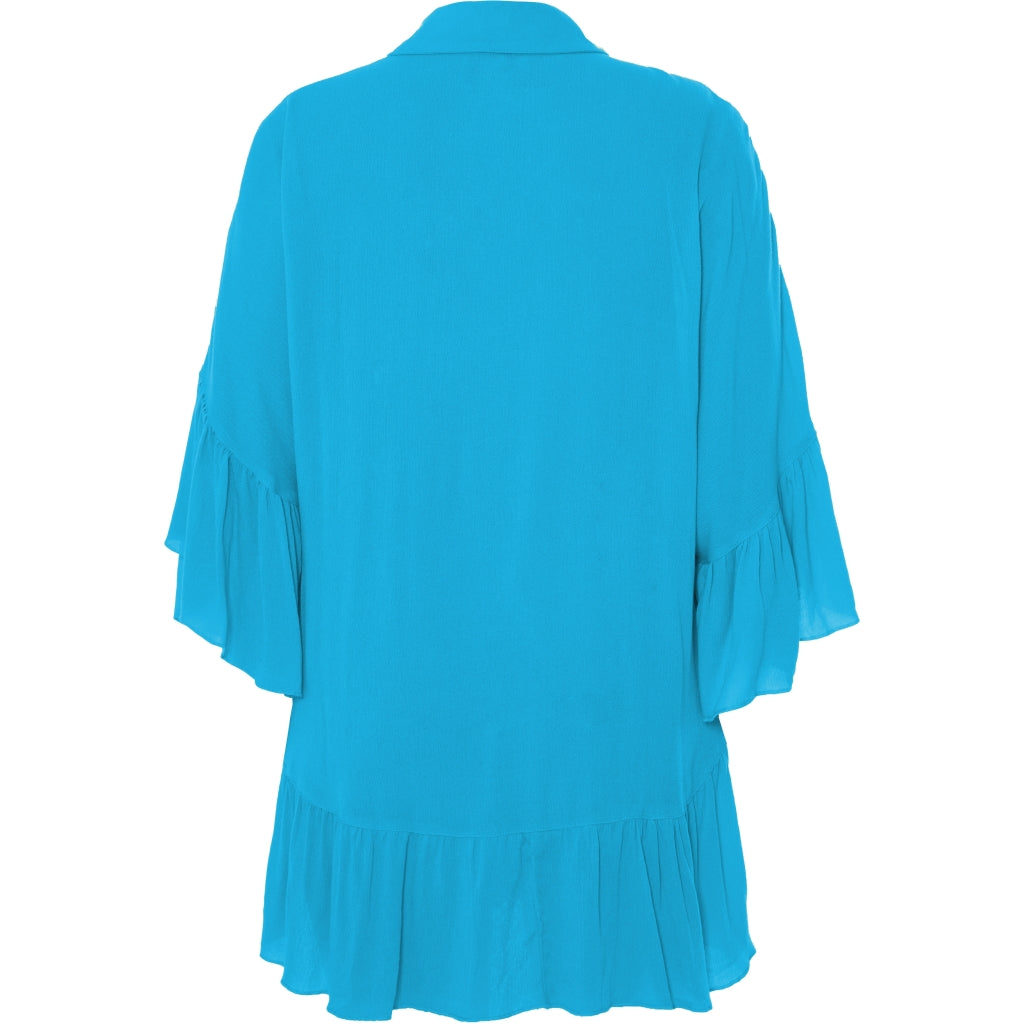 Studio Joanna Poncho Blouse - FLERE FARVER Blouse Turquoise