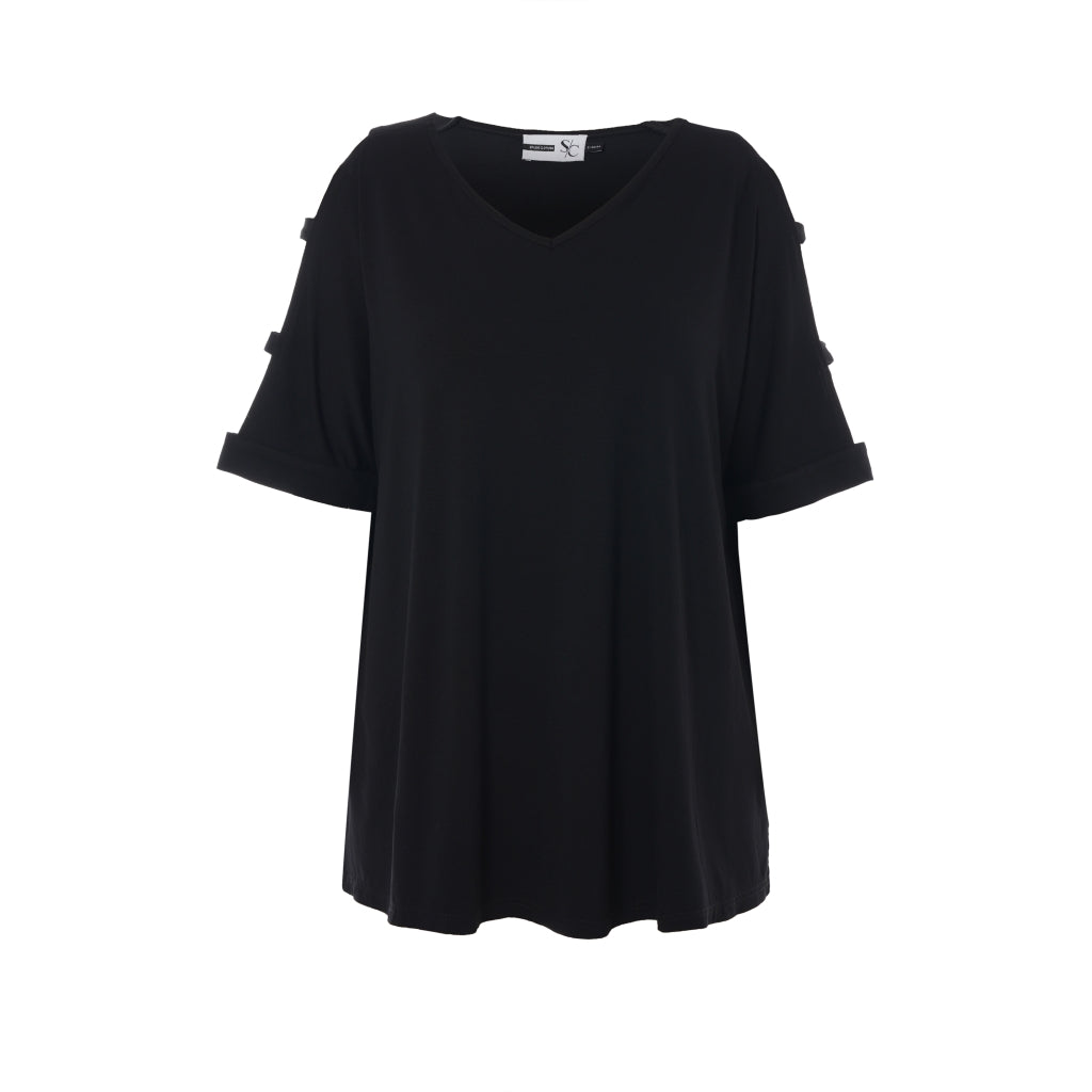 Studio Josa Blouse with shoulder details Blouse Black